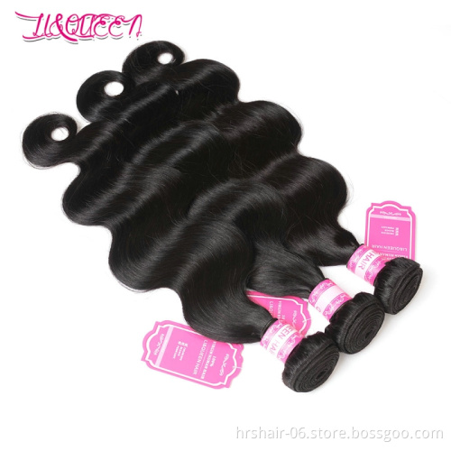 Alibaba express Brazilian hair weave wholesale unprocessed Body wave virgin brazilian hair bundles with closure frontal
